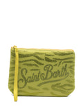 Pochette con strass e zip