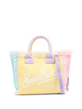Borsa mare in cotone con frange