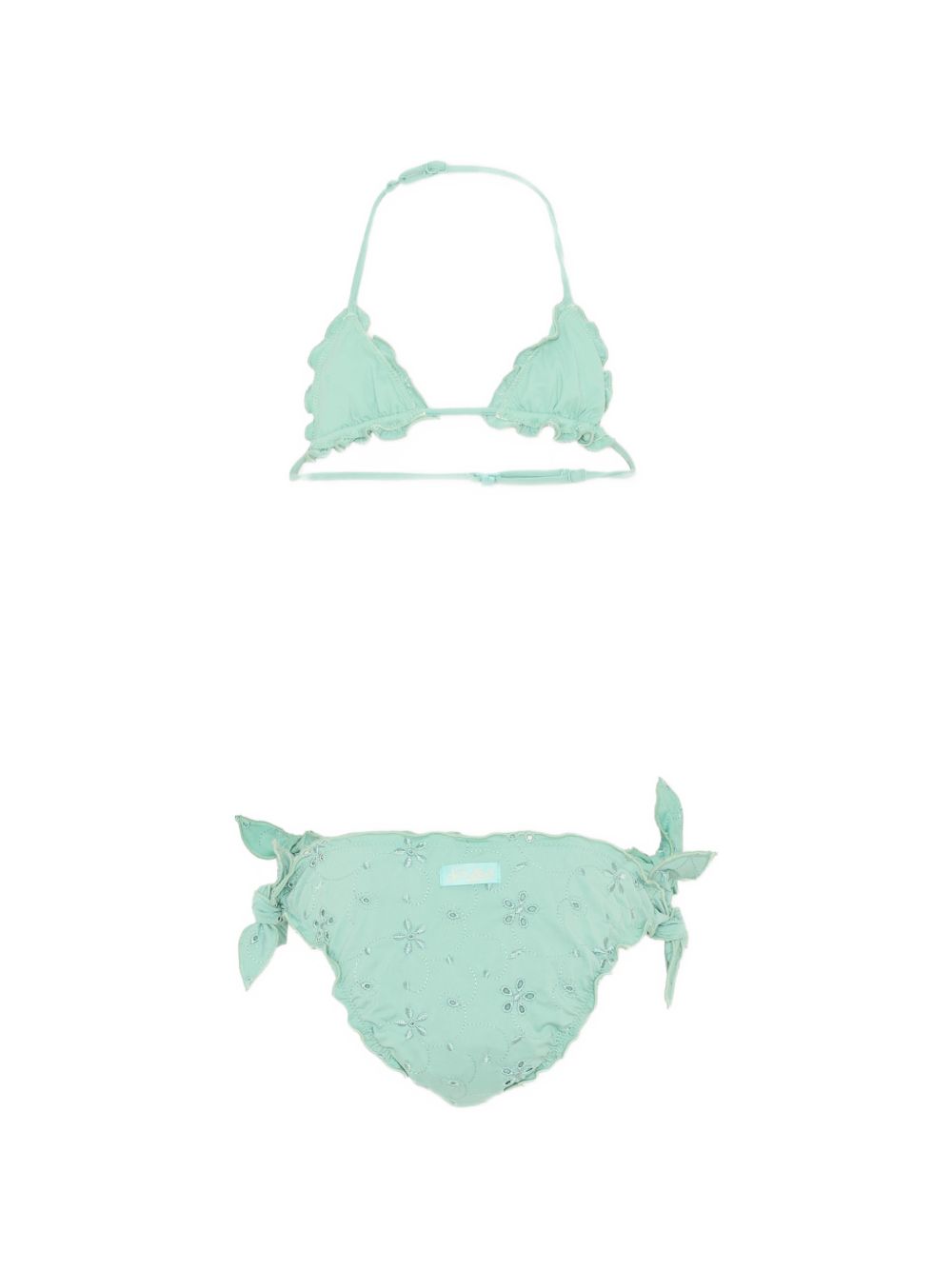 Bikini con ricami e paillettes CRIS001 02895L MC2 SAINT BARTH KIDS 