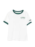 T-shirt con bordi a contrasto