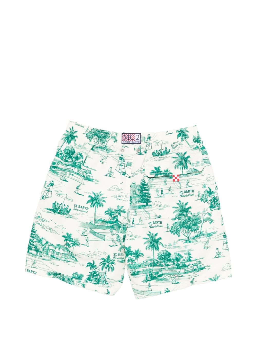 Costume boxer stampato con coulisse JEA0001 03839L MC2 SAINT BARTH KIDS 