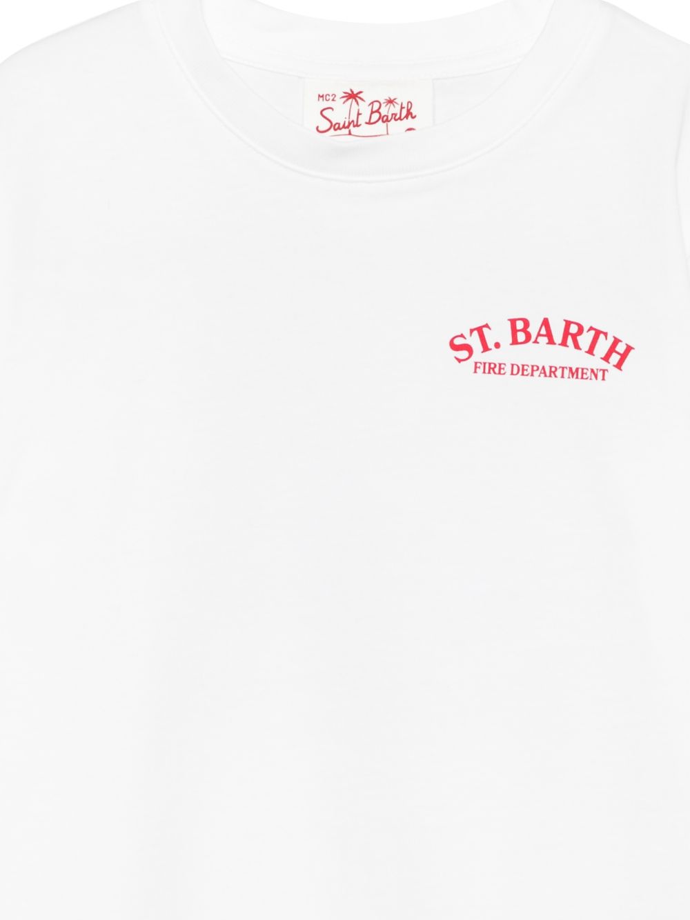 T-shirt in cotone con stampa PRL0001 03462L MC2 SAINT BARTH KIDS 