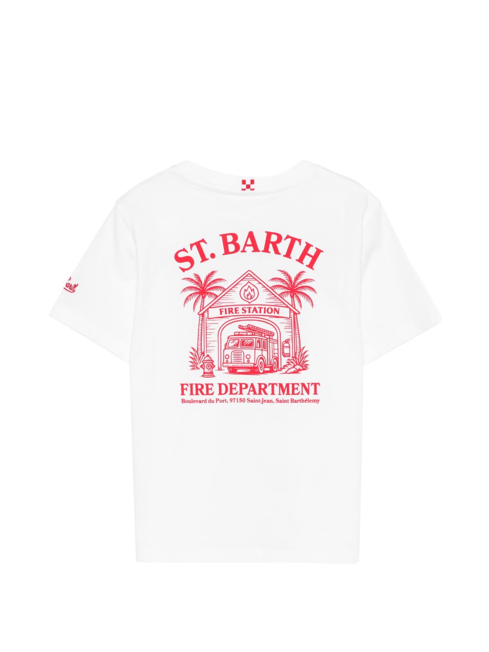T-shirt in cotone con stampa PRL0001 03462L MC2 SAINT BARTH KIDS 
