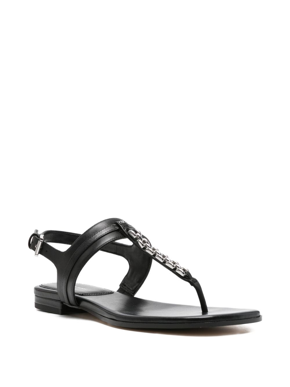 Sandali flat in pelle con catena 40S6MCFS1L 001 MICHAEL KORS 