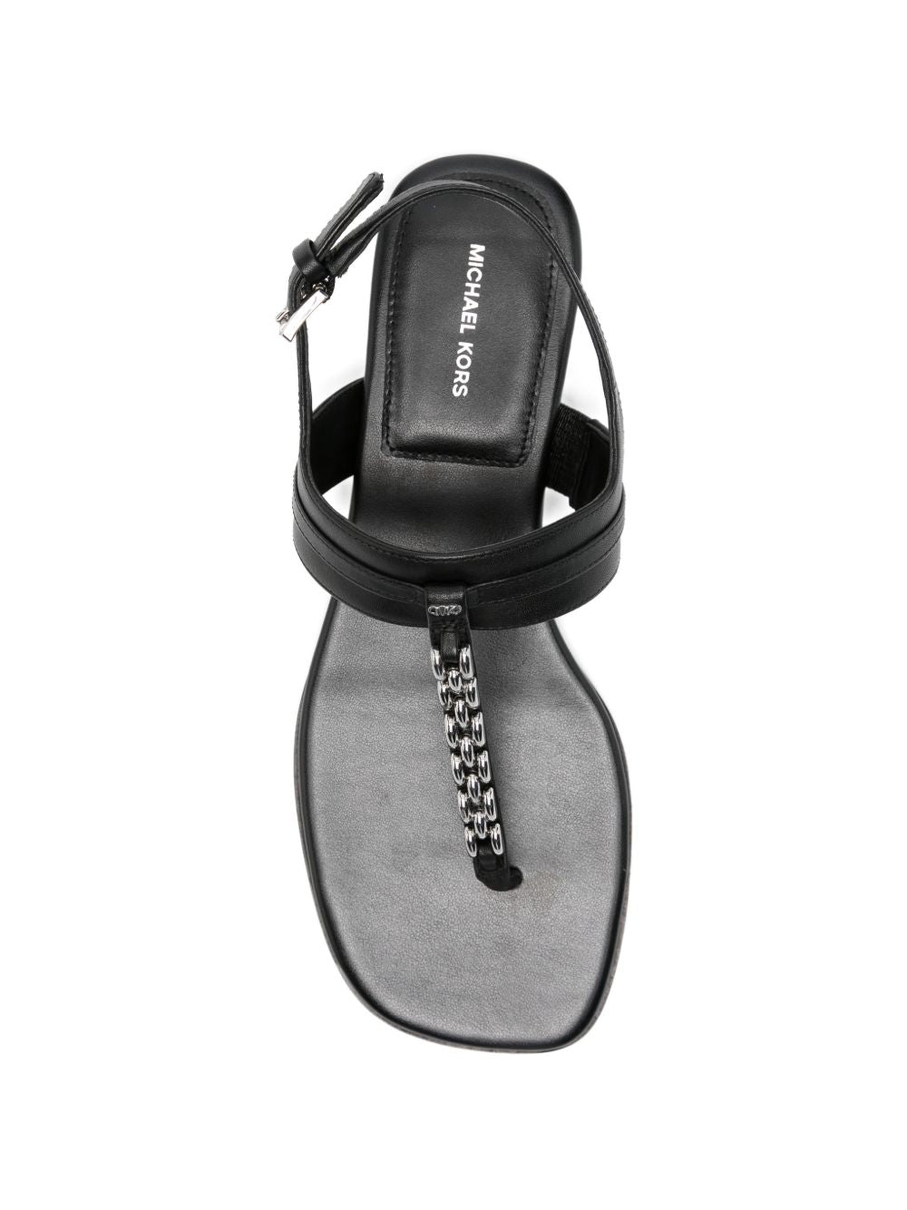 Sandali flat in pelle con catena 40S6MCFS1L 001 MICHAEL KORS 