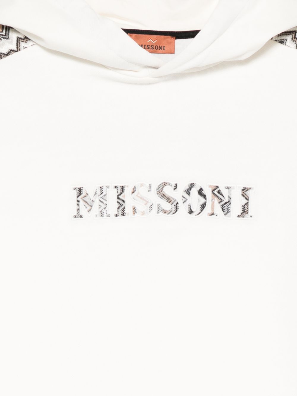 Felpa in cotone con cappuccio MY4P40Z3183 102 MISSONI KIDS 