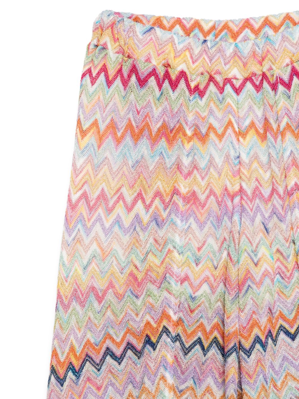 Pantaloni a zigzag multicolor ampi MY6A40Q0107 999 MISSONI KIDS 