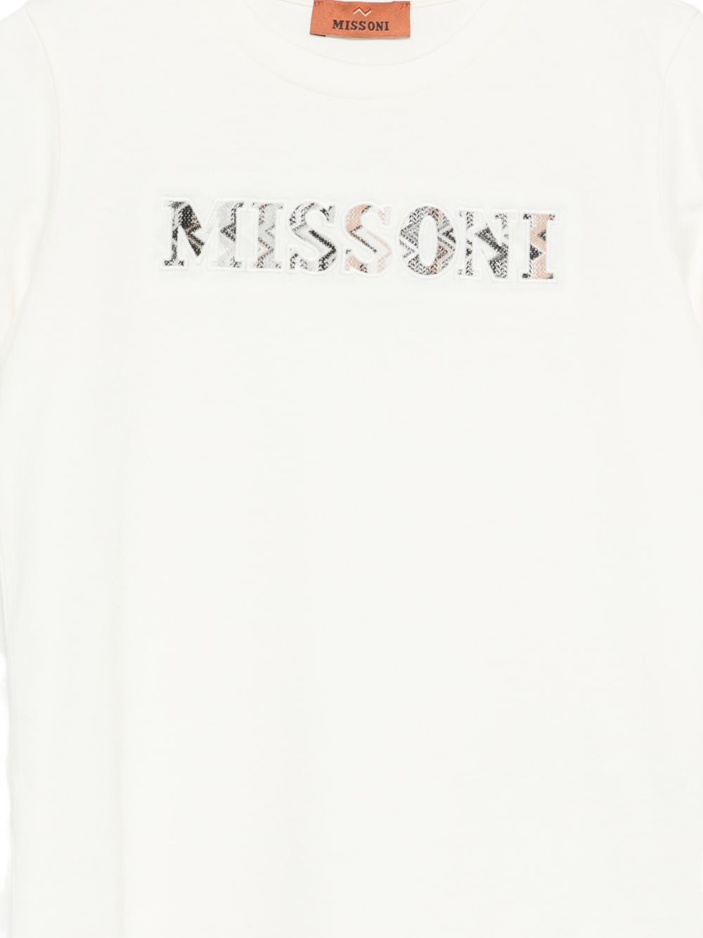 T-shirt con logo frontale MY8P51Z3672 102 MISSONI KIDS 