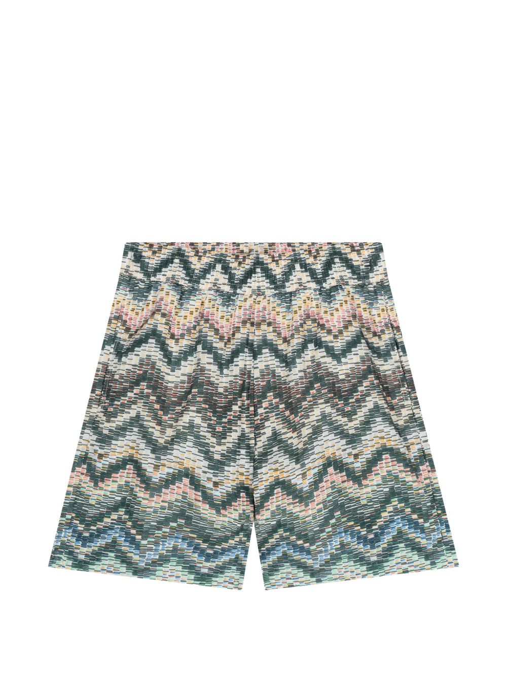 Bermuda con stampa geometrica multicolore MYCP29Z3726 998 MISSONI KIDS 