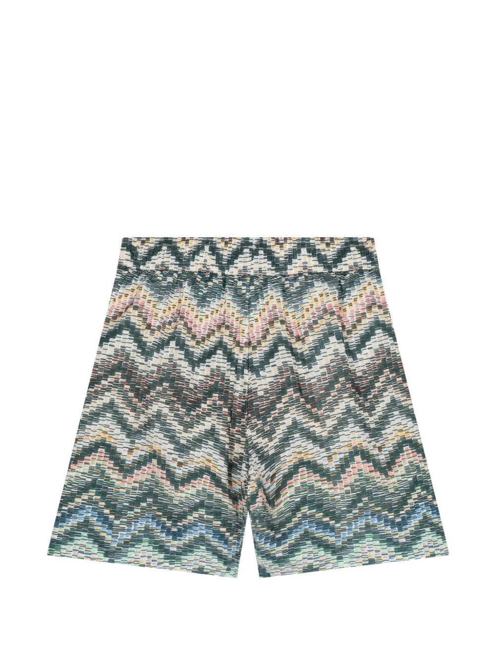Bermuda con stampa geometrica multicolore MYCP29Z3726 998 MISSONI KIDS 