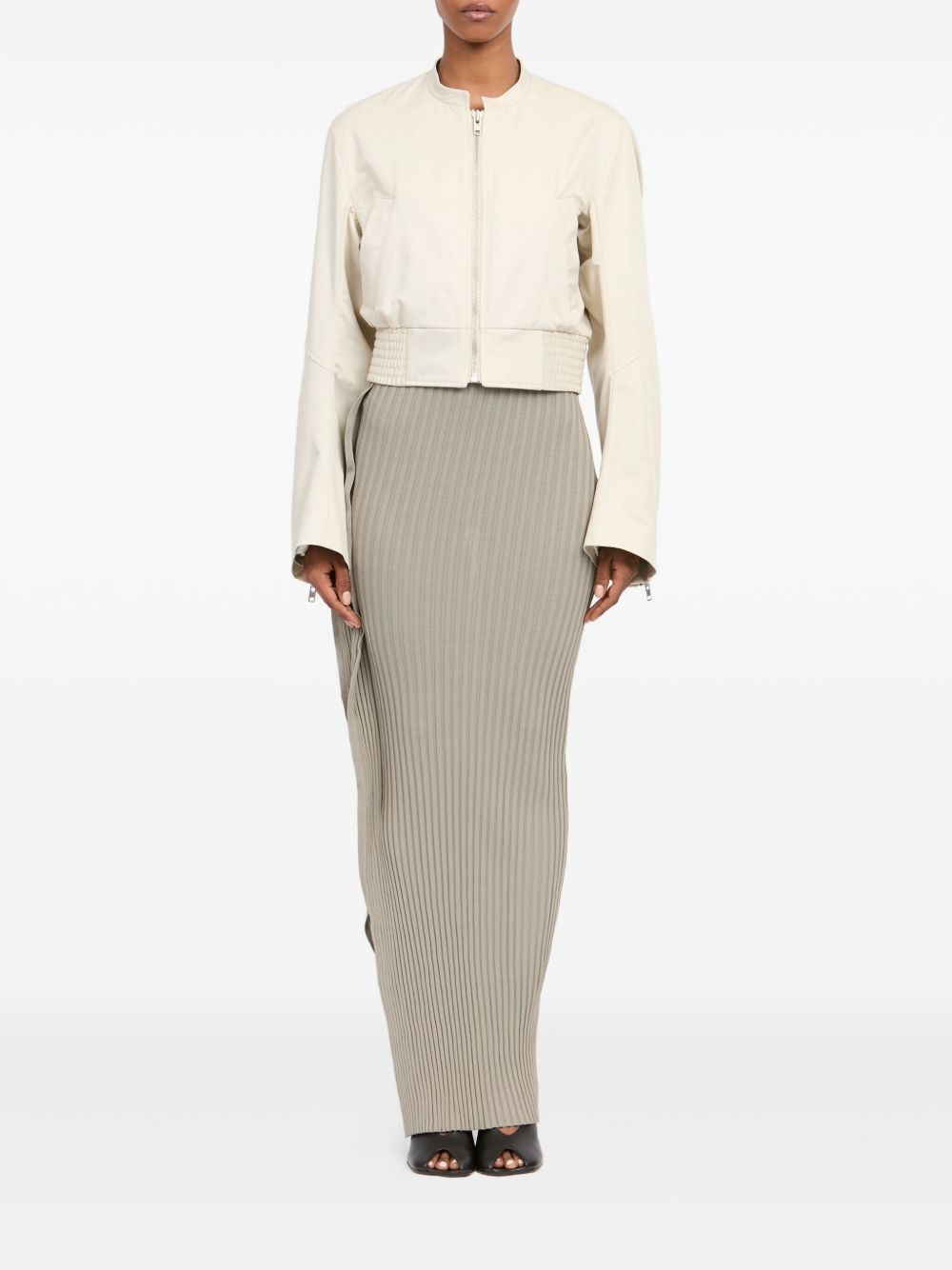 Bomber con maniche estese con zip S52AM0343M35729 102 MM6 MAISON MARGIELA 