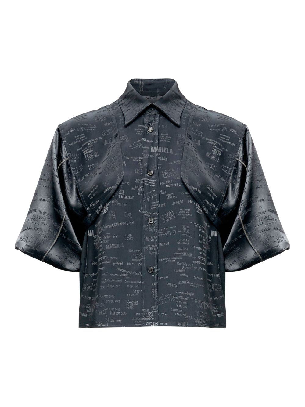 Camicia maniche corte con stampa S52DT0044M35737 002J MM6 MAISON MARGIELA 