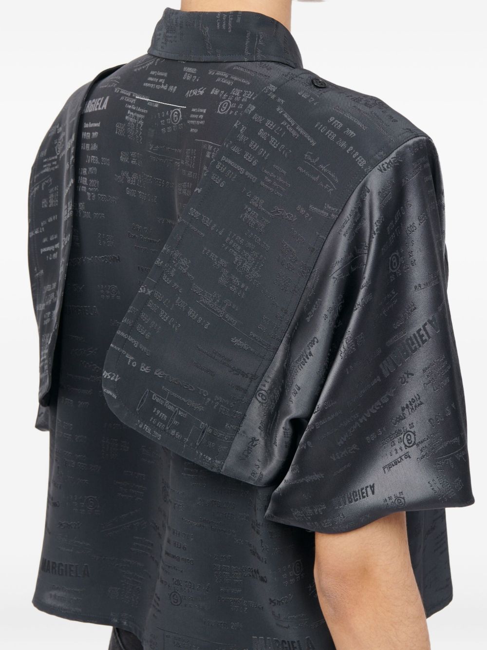 Camicia maniche corte con stampa S52DT0044M35737 002J MM6 MAISON MARGIELA 