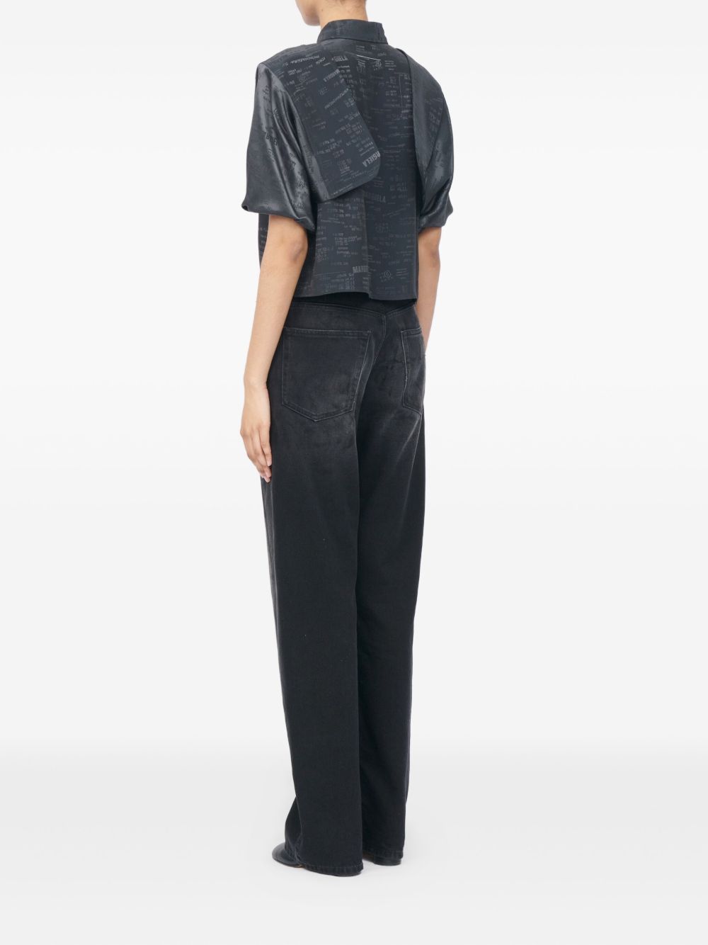 Camicia maniche corte con stampa S52DT0044M35737 002J MM6 MAISON MARGIELA 
