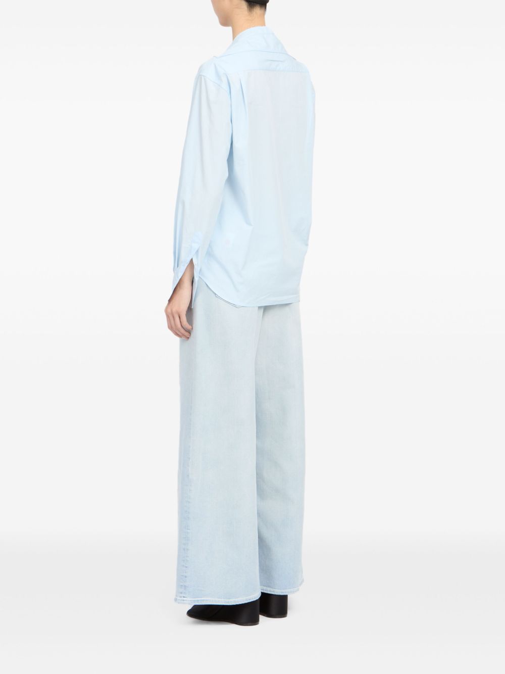 Camicia a maniche lunghe con colletto aperto S52DT0063M35480 501 MM6 MAISON MARGIELA 