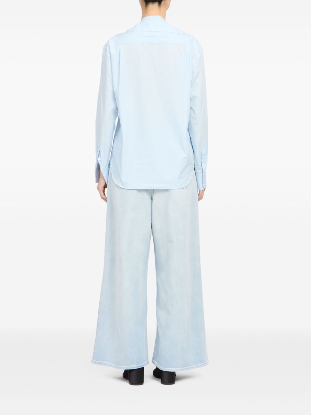 Camicia a maniche lunghe con colletto aperto S52DT0063M35480 501 MM6 MAISON MARGIELA 