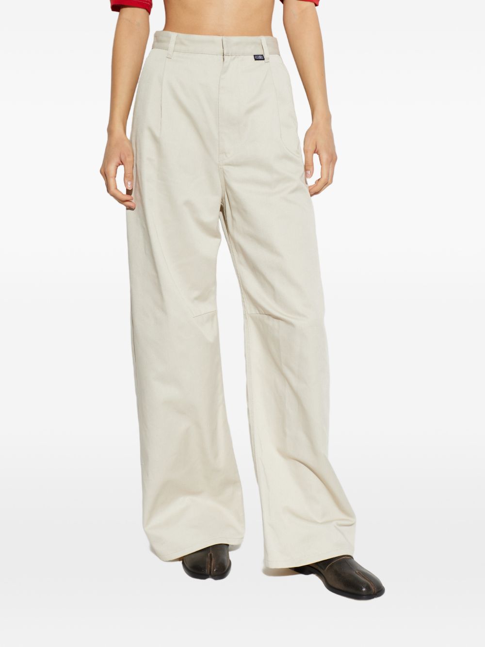 Pantaloni a gamba dritta S52KA0565M35729 102 MM6 MAISON MARGIELA 