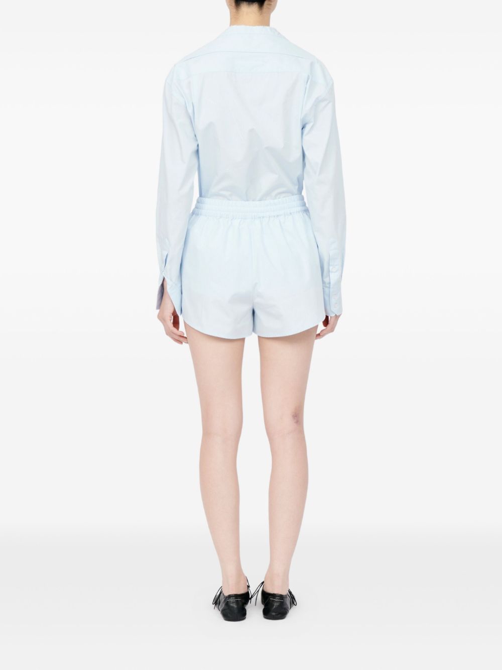 Shorts vita alta effetto ballon S52MU0135M35480 501 MM6 MAISON MARGIELA 