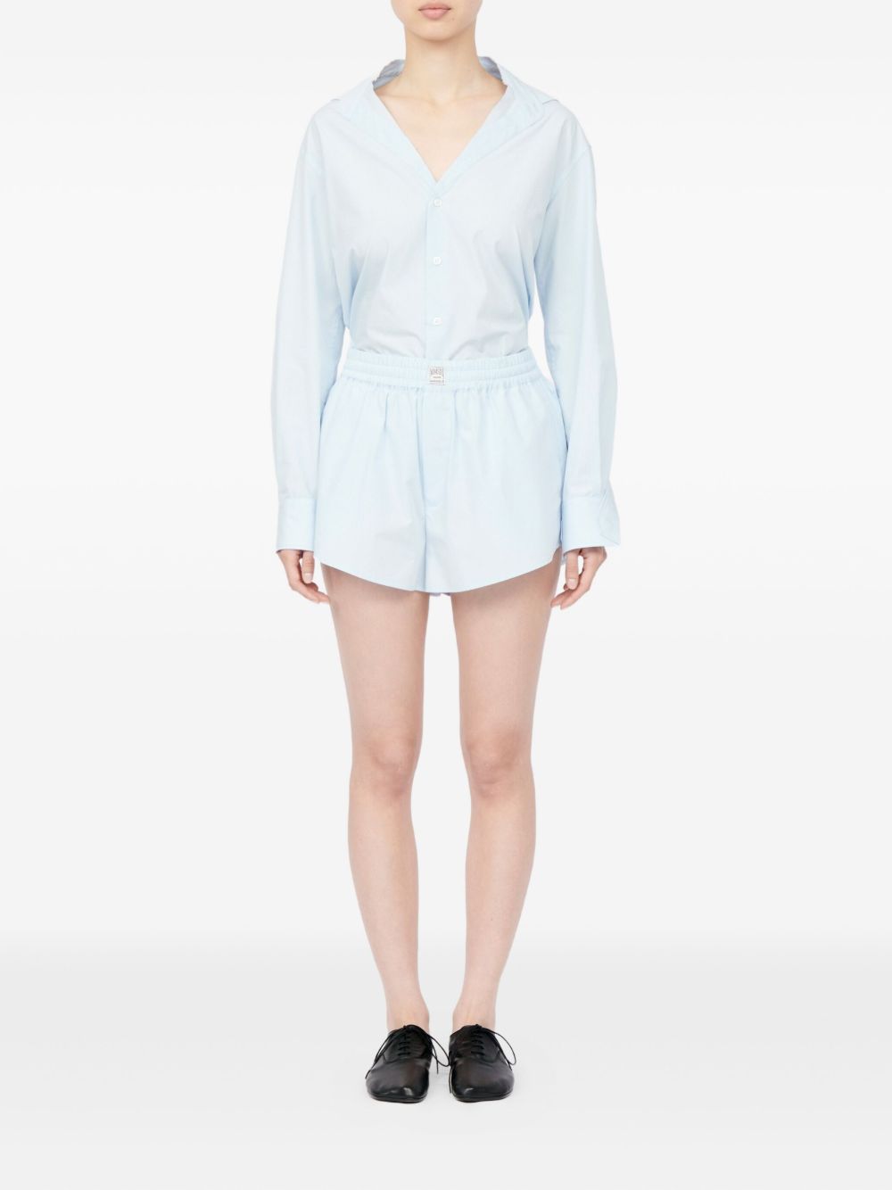 Shorts vita alta effetto ballon S52MU0135M35480 501 MM6 MAISON MARGIELA 