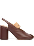 Décolleté slingback con tacco largo