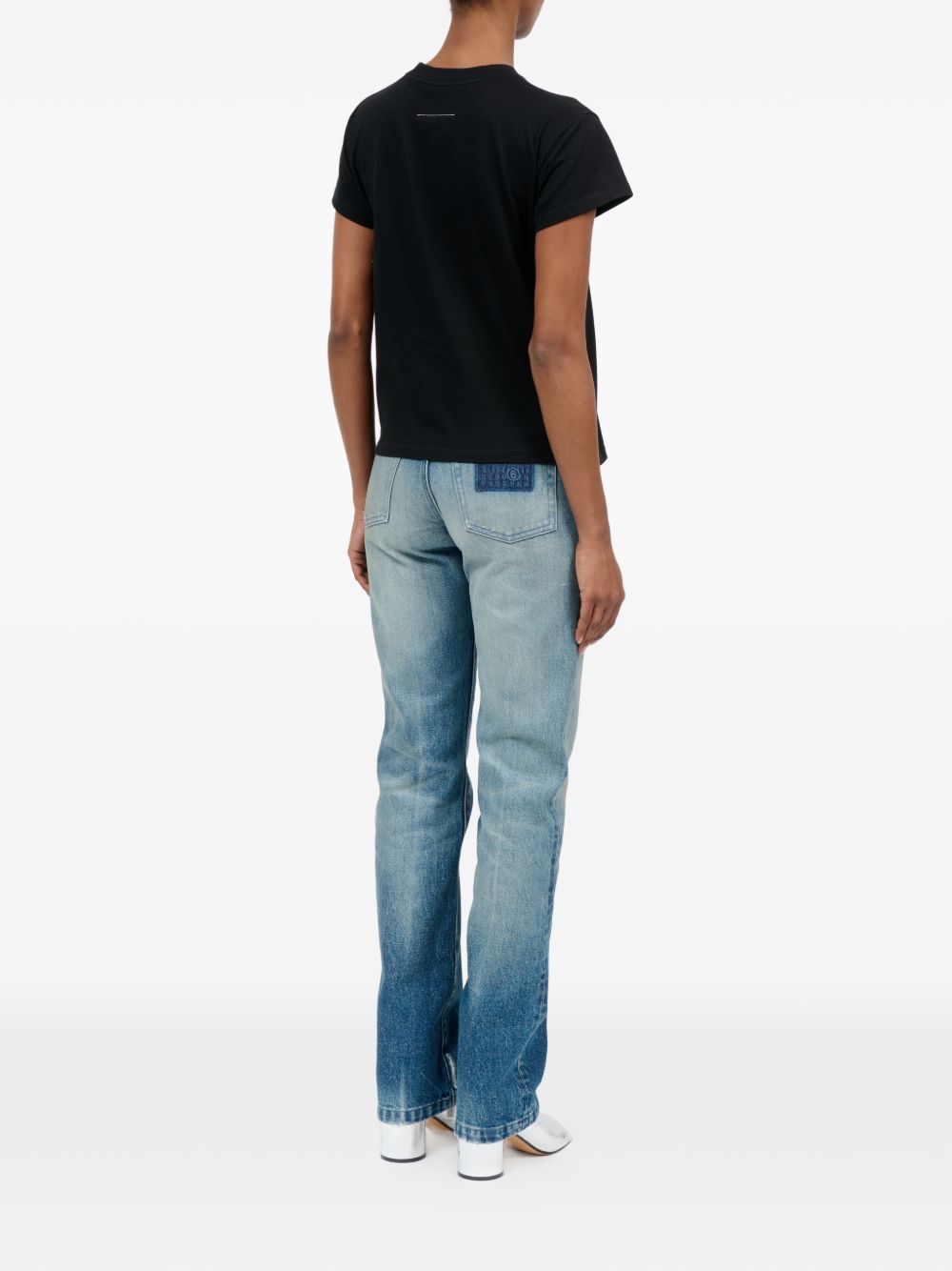 T-shirt in cotone girocollo S62GD0216M20048 900 MM6 MAISON MARGIELA 