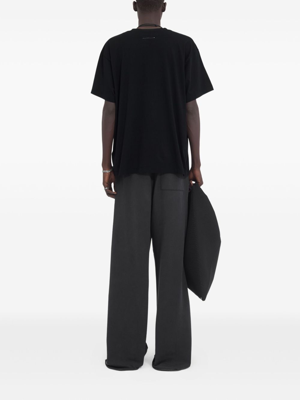 T-shirt in cotone girocollo SH0GC0032M20170 900 MM6 MAISON MARGIELA 