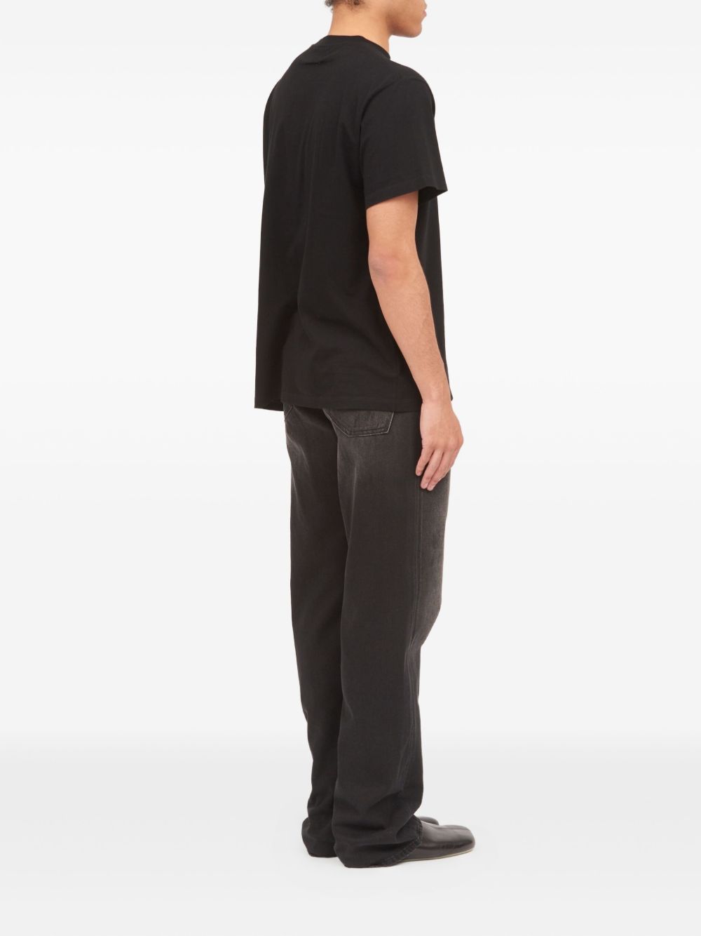 T-shirt in cotone girocollo SH0GC0067M20048 900 MM6 MAISON MARGIELA 