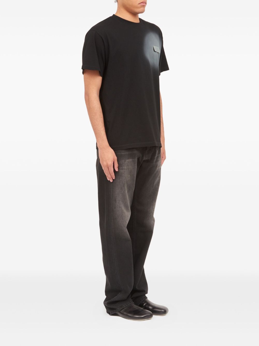 T-shirt in cotone girocollo SH0GC0067M20048 900 MM6 MAISON MARGIELA 