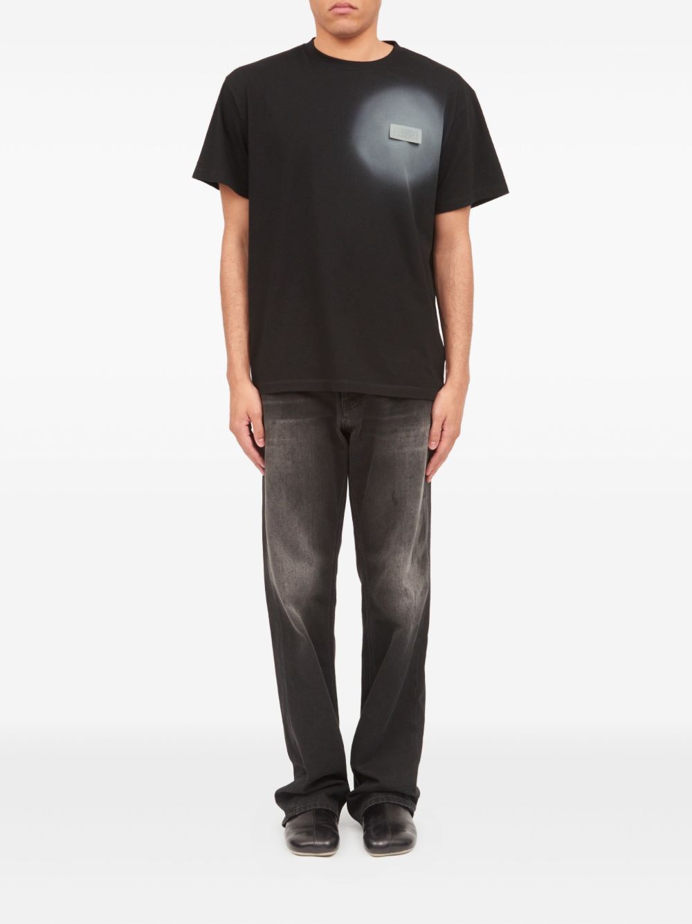 T-shirt in cotone girocollo SH0GC0067M20048 900 MM6 MAISON MARGIELA 