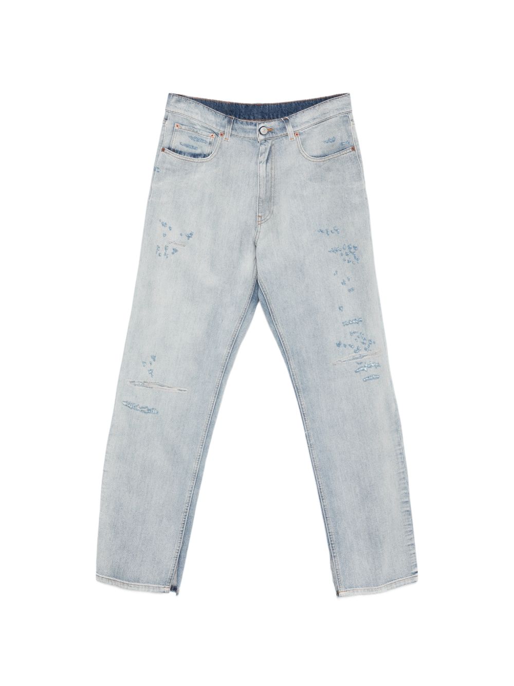 Jeans a gamba dritta effetto vissuto SH0LA0033M30055 962 MM6 MAISON MARGIELA 