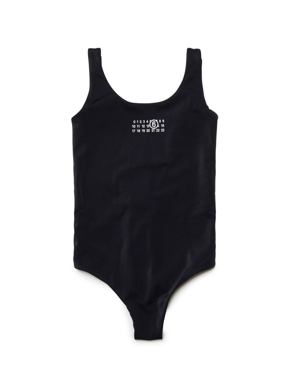 Costume intero con stampa numerica M60568MM00P M6900 MM6 MAISON MARGIELA KIDS 