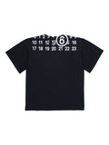 T-shirt con stampa numerica