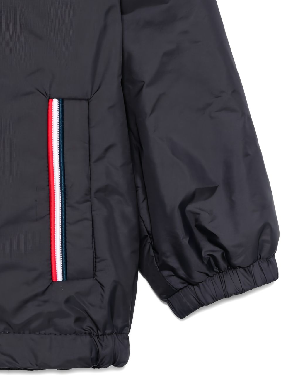 Bomber con cappuccio in poliammide L19511A0004153A5E 742 MONCLER KIDS 