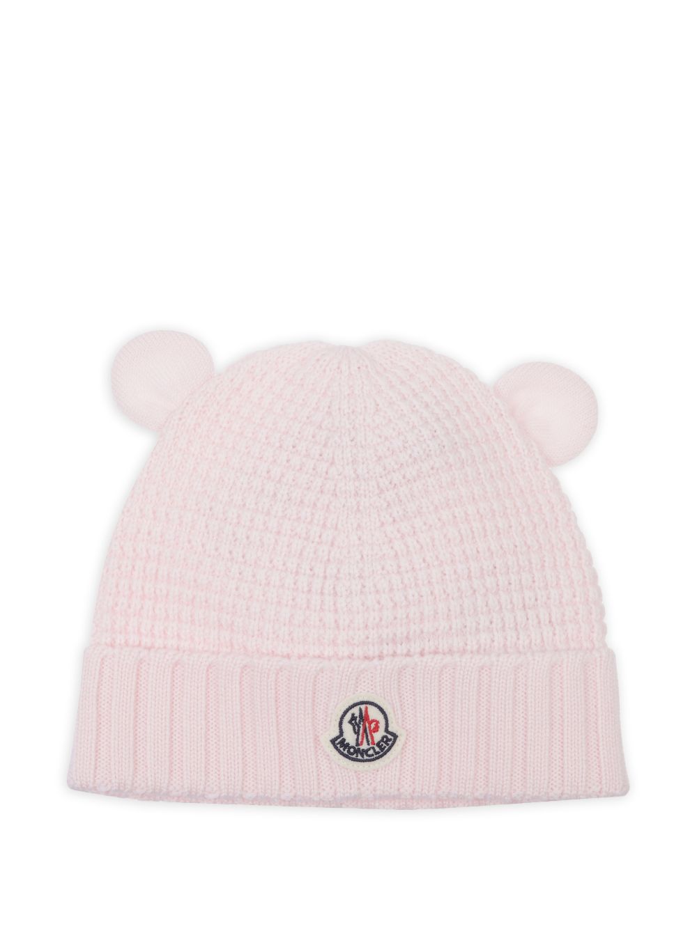 Berretto in lana con orecchie L19513B00005M1131 506 MONCLER KIDS 