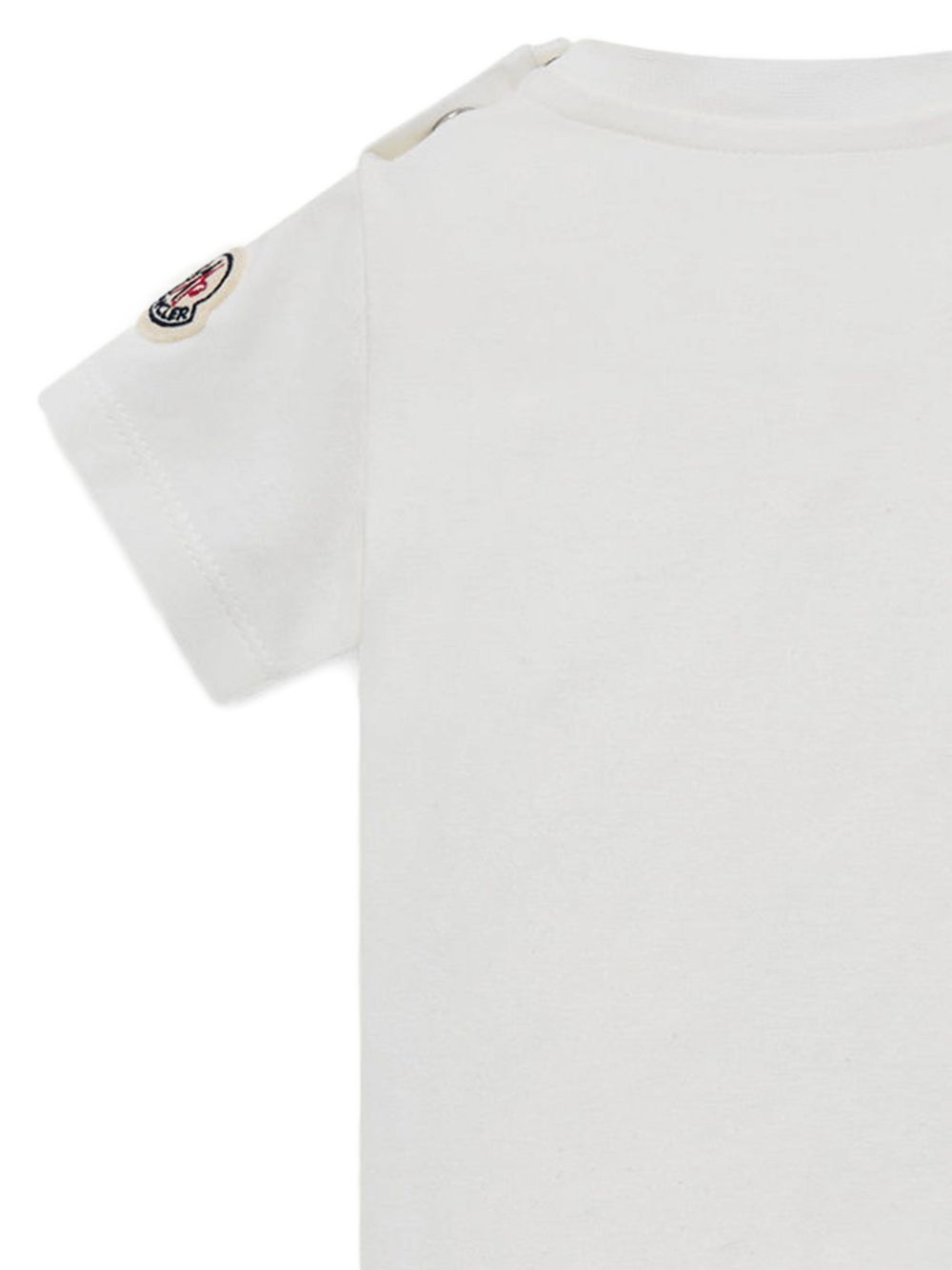 T-shirt in cotone con stampa cubi colorati L19518C0000389AUM 034 MONCLER KIDS 
