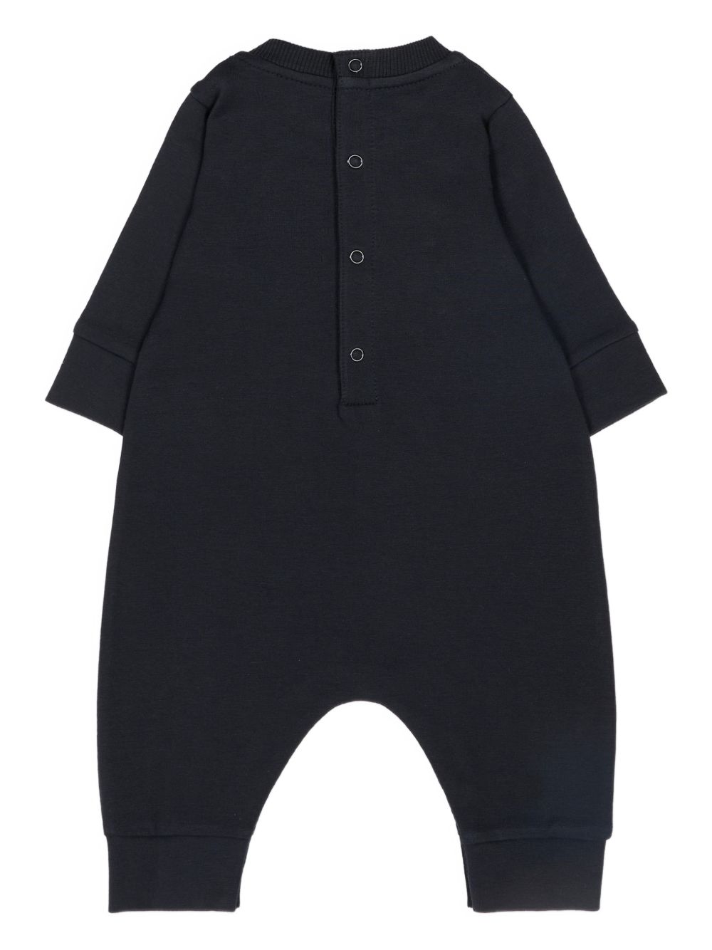 Tutina in cotone con logo L19518L0000489B9Y 778 MONCLER KIDS 