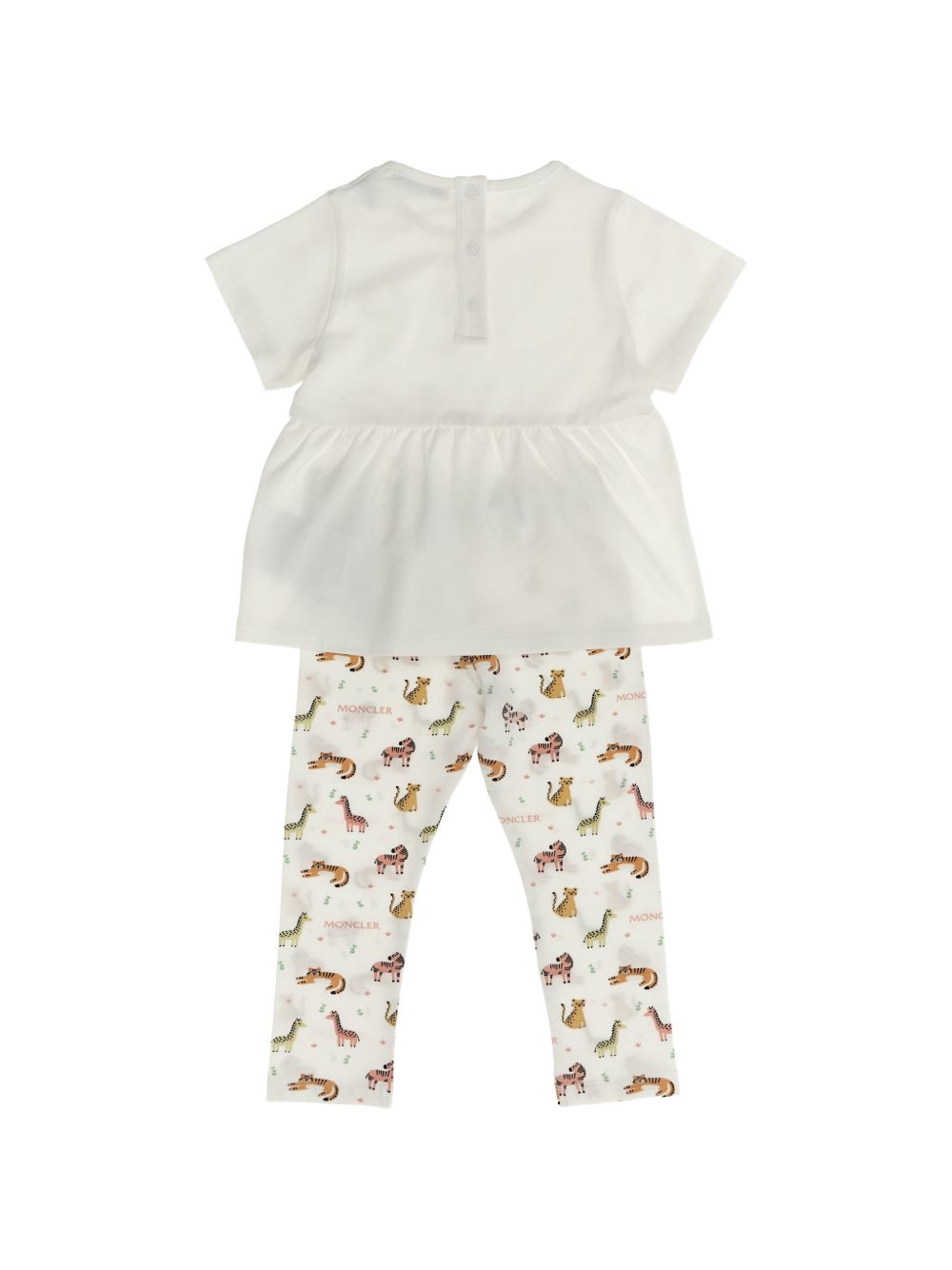 Completo con logo e stampa animali L19518M0000789BB5 F00 MONCLER KIDS 