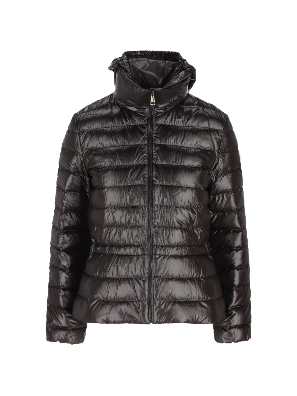 Piumino in poliestere con cappuccio L19541A00015597QN 999 MONCLER KIDS 