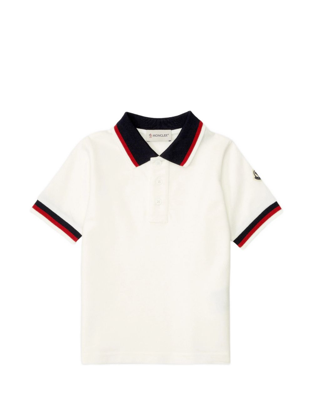 Polo a maniche corte in cotone L19548A000038496W 034 MONCLER KIDS 