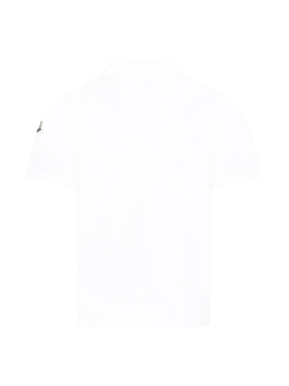 Polo in cotone con zip L19548A000118496W 034 MONCLER KIDS 