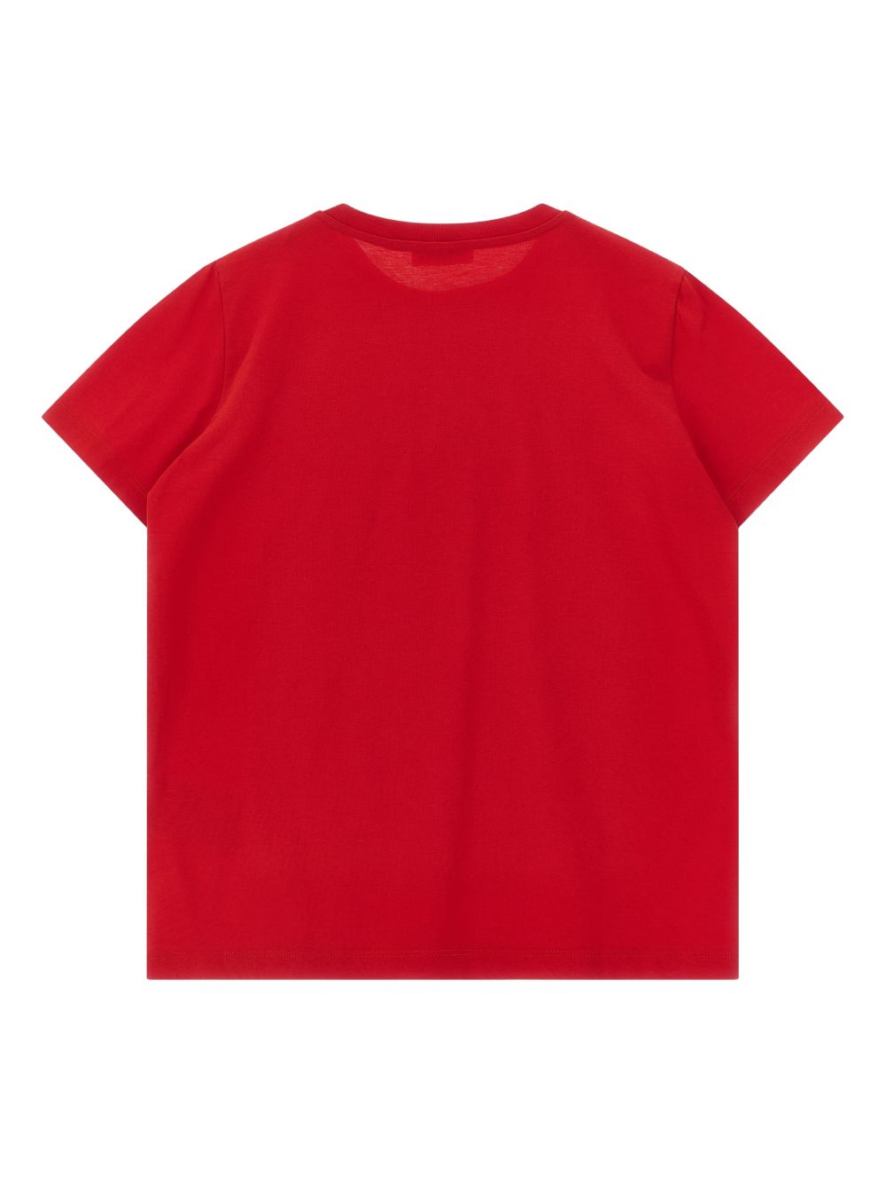 T-shirt in cotone organico a maniche corte L19548C0001089AFV 455 MONCLER KIDS 