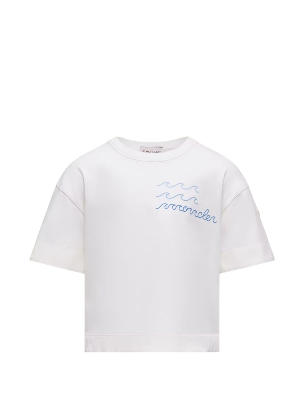 T-shirt con stampa colorata L19548C0002183907 034 MONCLER KIDS 
