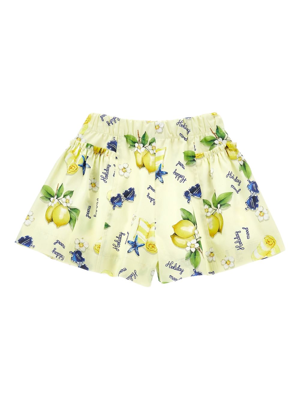 Shorts stampati con elastico in vita 11G4177624 0014 MONNALISA KIDS 