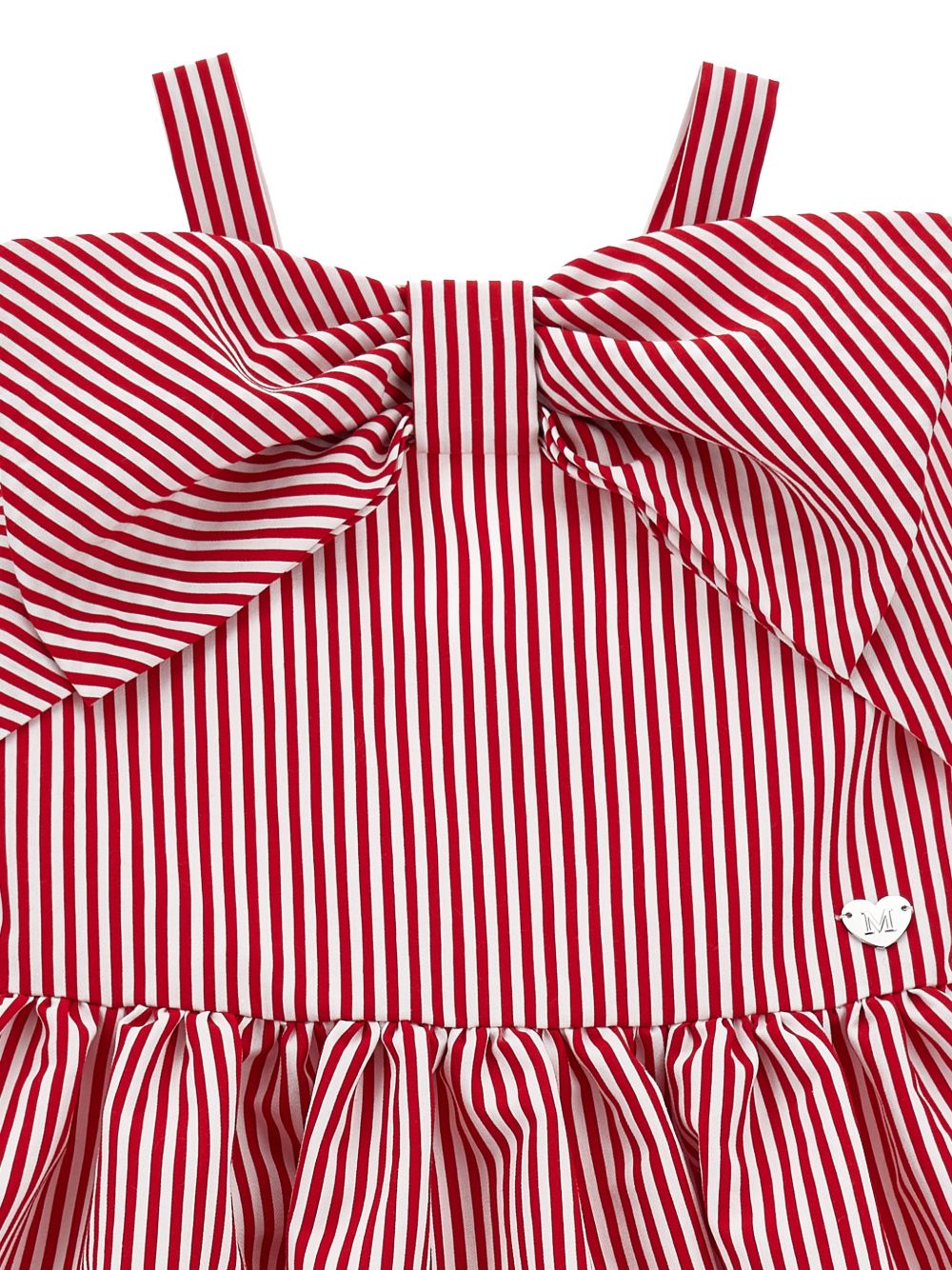 Abito a righe con spalline sottili 11G9147315 9944 MONNALISA KIDS 