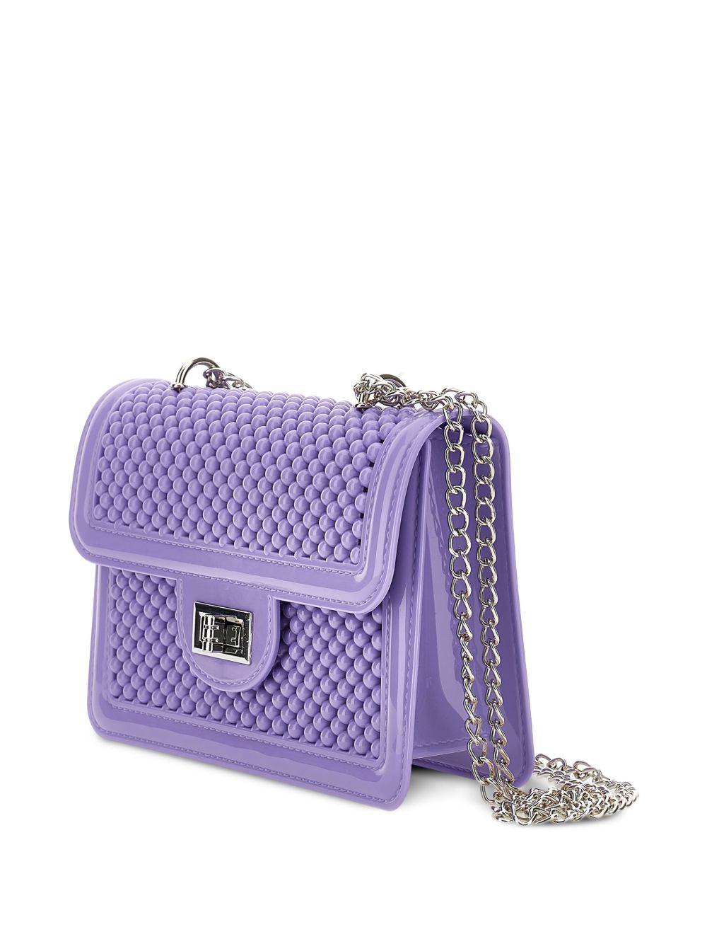 Borsa a traccia con perle lavanda 17G0007061 0065 MONNALISA KIDS 