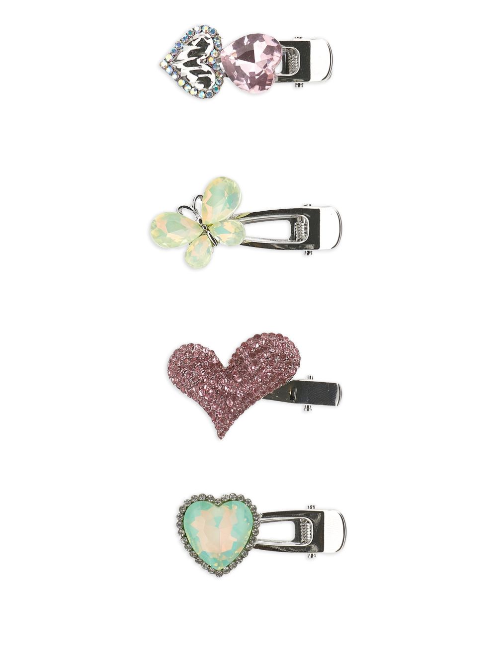 Set di 4 fermagli decorati 17G0087753 0084 MONNALISA KIDS 