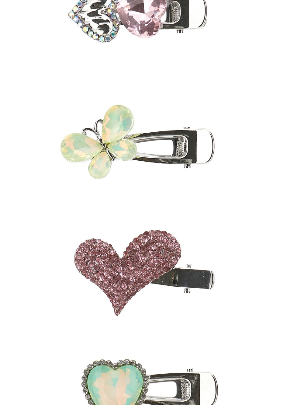 Set di 4 fermagli decorati 17G0087753 0084 MONNALISA KIDS 