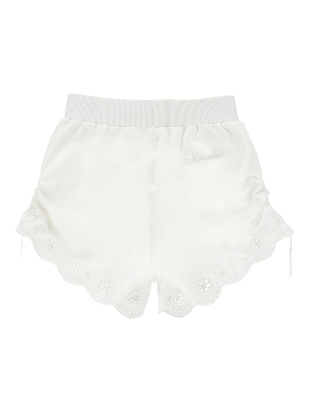 Shorts ricamati con vita elastica 17G4017014 0001 MONNALISA KIDS 