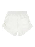 Shorts ricamati con vita elastica