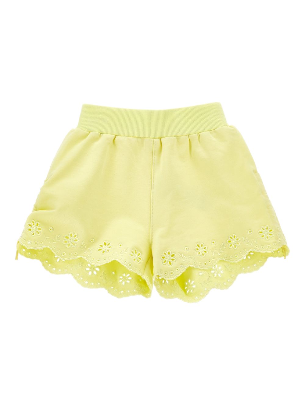 Shorts con ricamo sangallo 17G4017014 0014 MONNALISA KIDS 